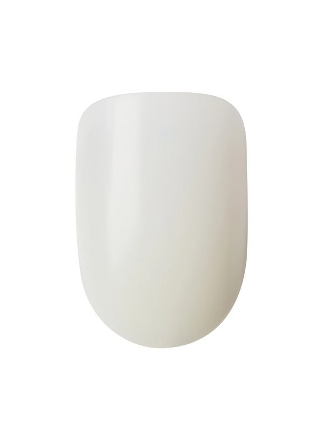 KISS Full-Cover Active Oval Medium Oval Press-on Nails with Glue, Clear, 100 Pieces - Image 3